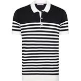 Felix Hardy - Tricot Polo Shirt - Zwart - Korte Mouwen - Heren