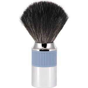MÜHLE -Scheerkwast -NEO -Zwart -Fibre -Chroom/Gletsjerblauw, 21mm