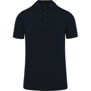 Spasso Ecologische tricot herenpolo SP203 - Navy Blue - M