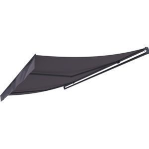 Concept-U - Handmatige banner blind 4 x 2,5 m grijs ADRO