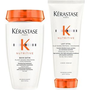 Kérastase Nutritive Bain Satin 250ml + Lait Vital 200ml