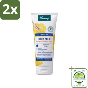 Kneipp - Body milk - Special Care - Met 10 % ureum - Voor zeer droge & gevoelige huid - 200 ml - Voordeelverpakking - 2 stuks - Intensieve verzorging - Droge huid