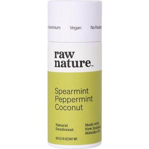 Raw Nature Natural Deodorant - Spearmint Peppermint