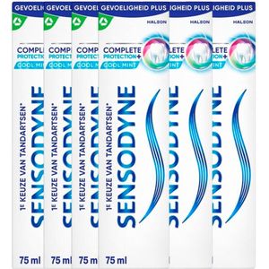 Sensodyne Complete Protection+ Cool Mint – Tandpasta – 6 × 75 ml
