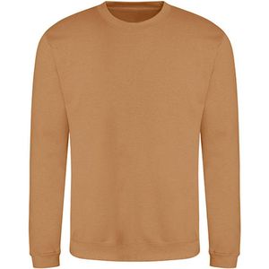 Vegan Sweater met lange mouwen 'Just Hoods' Caramel Latte - XXL