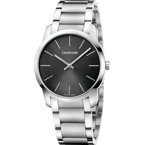 Calvin Klein Watches analoog Quartz One Size Antraciet / Zilver 32002614