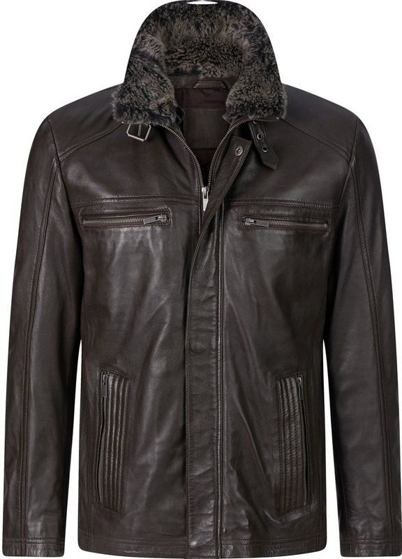 Babista - ZUTASSI - Leren Jack - Donkerbruin