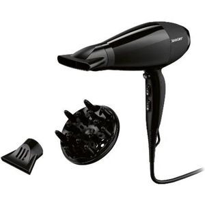 SILVERCREST® PERSONAL CARE Föhn 2400 W - Haardroger - Met ionentechnologie - 3 Verwarmingsstanden - 2 Snelheidsstanden - Bijzonder duurzame motor - Antistatisch drogen - Extra lang aansluitkabel - Incl. volumediffusor en 2 stylingmondstukken - Zwart