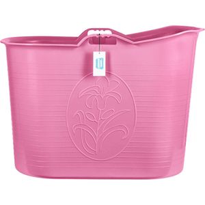 Bath Bucket® - Roze - 185L - Mobiele Badkuip - Zitbad - Ligbad - IJsbad - Ice Bath - Incl. Slurfje en Kraantje