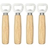 Benson - Flessenopener - Bruin - RVS - Eikenhout - 14 cm - Bieropener
