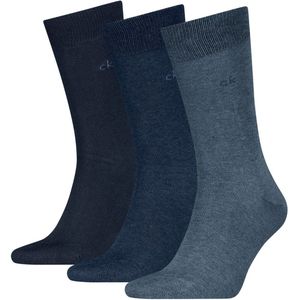 Calvin Klein - Sokken Heren - Classic - 3 paar CK Sokken - Denim - Maat 39/42
