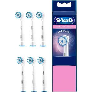 Vervangende borstelkoppen voor elektrische tandenborstel - Sensitive Clean - 6 stuks