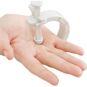 CSGoods - Acupunctuur Stimulator Clips Set voor Drukpunt Massage - Hand Voet Oorontlasting - 2 Stuks - Lichtgrijs