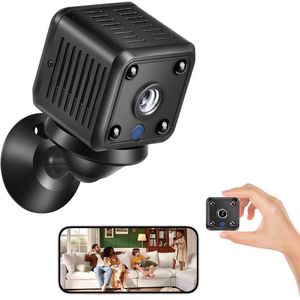 Gsedaox-Spy Camera-Verborgen Camera-met WIFI en Nightvision-Beveiligingscamera-1080P Full HD-Draadloos-Zwart