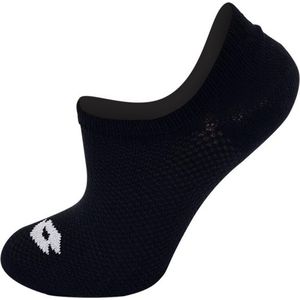 12 paar LOTTO FOOTIES ZWART 43-46 Unisex