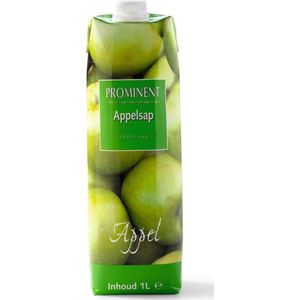 Prominent Appelsap - 100% Sap - Vegan - 12 x 1 liter