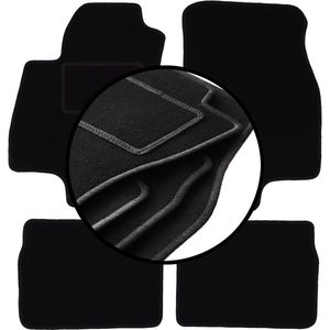 Complete set veloursmatten voor: Opel Astra G sedan, stationwagen, hatchback (1998-2009)