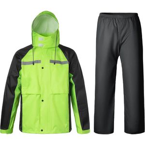 Waterdichte Regenjas en Broekset voor Mannen - Outdoor Camping Werkkleding