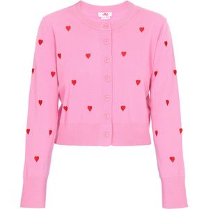 myMo - Comfy Collectie - Vest - Gebreid - Ronde Hals - Knoopsluiting