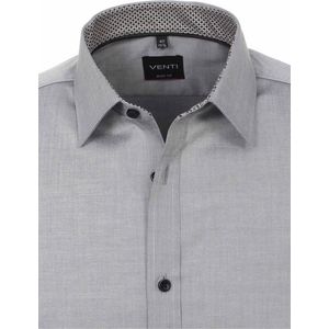 Venti Overhemd Zilver Body Fit Edition 193295600-705 - XXL
