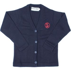 Sint-Ludgardis schooluniform - Vest meisje - Donkerblauw - Maat 2 jaar