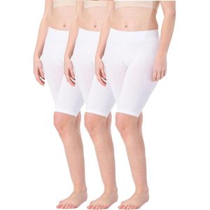 Fietsbroek voor dames, set van 3 stuks, naadloos en anti-schuren