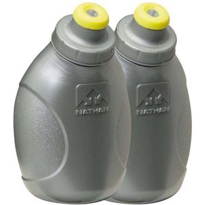 Nathan Push-pull Cap Drinkflessen 300 Ml Zilver 2 Stuks