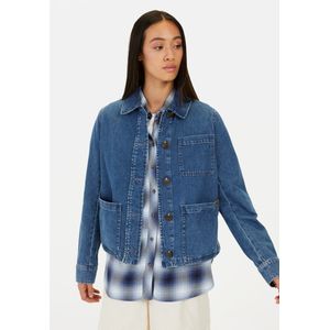 camel active - Spijkerjack - Blauw - Gemaakt van Katoen