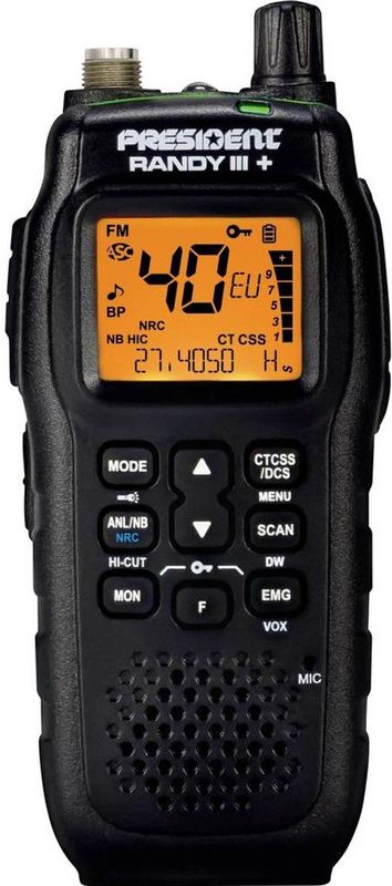 President - Randy III+ - CB-Handfunkgerät - AM/FM - Portofoon