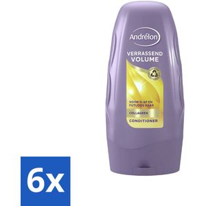 Andrélon - Verrassend Volume - Conditioner - Luchtig & Vol Haar - 250 ml - Voordeelverpakking - 6 stuks