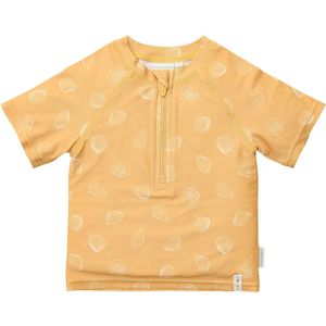 Little Dutch Seashells Zwemshirt Korte Mouwen - Maat 62/68 - Sunny Yellow