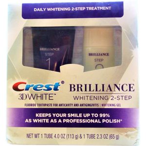 Crest Brilliance en Whitening 2-staps tandpasta + gel