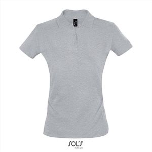 SOL'S - Women´s Polo Shirt Perfect L526 - Grijs Melange - Poloshirt