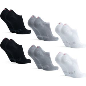 DANISH ENDURANCE - Onzichtbare Bamboe Sokken - Unisex - Anti-Slip Hiel