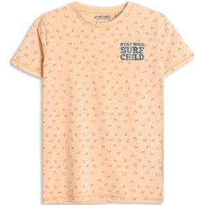 4PRESIDENT T-shirt jongens - Mock Orange - Maat 110