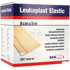 Leukoplast Elastic wondpleister, 5m x 8cm, 1st