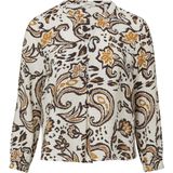 Blouse - Tuniekblouse - Bloemenprint - Vrouwelijk - Elegante Plooidetails