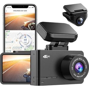 Autocamera - Ultra-HD 3840x2160P - Groothoek Lens - Nachtzicht - Rijdveiligheid en Bewijsmateriaal