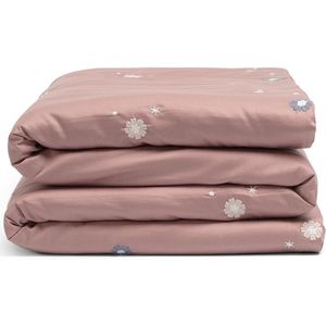 Yumeko - Kinderdekbedovertrek - Poederroze - Katoen Satijn - 120x150
