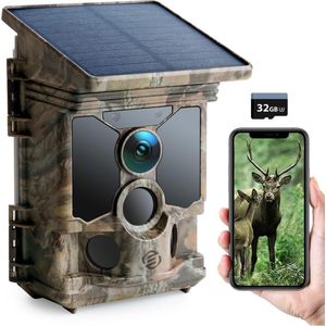 Equivera Wildcamera met Nachtzicht - Wildcamera - Wildcamera voor Buiten - Jachtcamera - Bewegingssensor - Nachtzicht