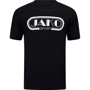 Jako Retro T-Shirt Heren - Zwart | Maat: 4XL