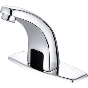 SILLA Ééngreeps wastafelmengkraan - Waterbesparende Perlator - Contactloos - chroom