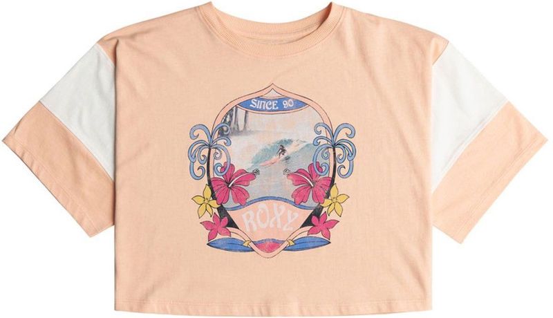 Roxy Lets Get Itstab T-shirt Met Korte Mouwen Oranje 6 Years Meisjes