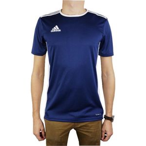adidas Entrada 18 Trikot Heren Sportshirt - Dark Blue/Wit - Maat XL