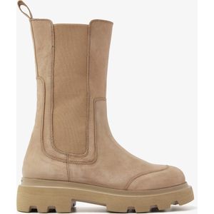 VIA VAI Livia Britt Chelsea boots dames - Enkellaarsjes dames - Beige - Maat 42