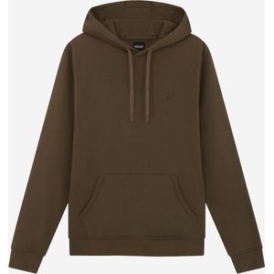Lyle & Scott Tonal eagle pullover hoodie - olive