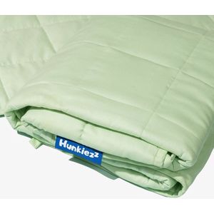 Verzwaringsdeken 2,3KG - Katoen - Mintgroen - 100x150cm - Weighted Blanket - Zware Deken - Verzwaarde Deken - Verzwaringsknuffel - 2,5 - 2