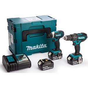 Makita Combiset DLX2131JX1 - 18 V - 3x 3.0Ah - Li-ion - In Mbox