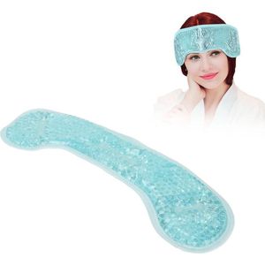 Gel Ice Pack Migraine Pijnvermindering - Heet of Koud Kompres Voorhoofdijs - Comfortabel Koel voor Hoofdpijn - Blauw