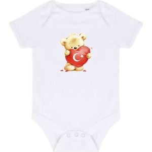 Baby romper Turkije | Turkey |Turkse vlag| baby turkije | 3 -6 maanden